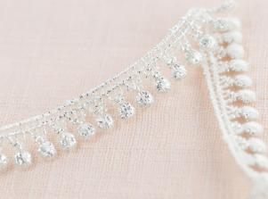 61727蔥紗水溶繡花蕾絲METALLIC CHEMICAL EMBROIDERY LACE