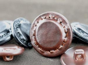 6983霧面圓帽仿皮釦LEATHER IMIT. BUTTON