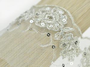 SF057網紗刺繡亮片-大花SEQUIN EMBROIDERY LACE