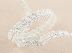 SW479水晶五彩蔥小花型帶CRYSTAL BRAID