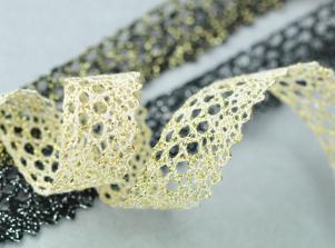 LS770TORCHON 蔥紗蕾絲(單邊)TORCHON LACE/Metallic