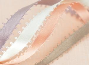 DA749雙邊飾耳沙丁緞帶PICOT EDGE RIBBON