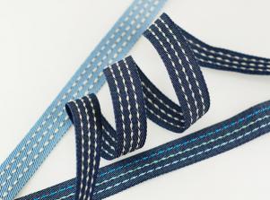 DA218斜紋帶/跳線車紋(牛仔)STITCH TWILL TAPE(DENIM)