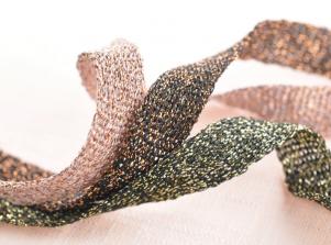 KG005蔥紗針織帶METALLIC KNIT TAPE