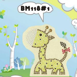 BM118動物燙圖-長頸鹿IRON-ON MOTIF-Giraffe
