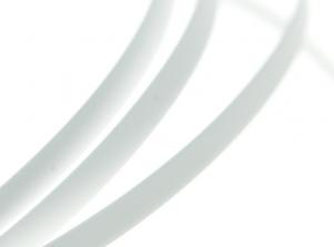 PA399白色塑型用塑膠扁條WAVE PLASTIC TAPE/Plastic Nose Wire/Plastic Nose Bridge Strips 