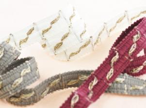 DA389仿毛金蔥織帶FAKE WOOL/ METALLIC BRAID