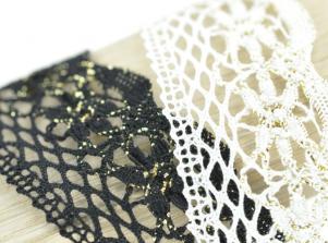 LT020TORCHON 蔥紗蕾絲(單邊)TORCHON LACE/Metallic