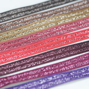 SF084雙條金屬紗緞帶METALLIC STRIP RIBBON