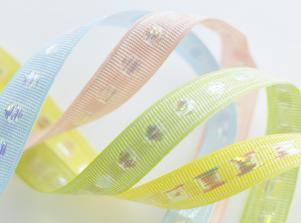 DA373圓點彩蔥提花帶METALLIC DOTS JACQUARD TAPE