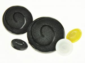 7124炫渦線條釦NYLON BUTTON