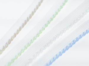 KK051蔥紗出芽帶PIPING TAPE(#Mint+White)