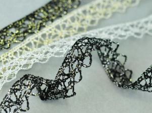 LS769TORCHON 蔥紗蕾絲(單邊)TORCHON LACE/Metallic