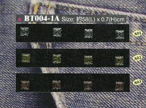 BT004方石線條ONE LINE STRIPE IRON-ON