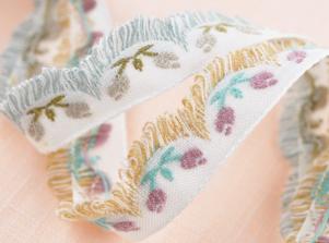 B1726流蘇提花帶FRINGE JACQUARD TAPE