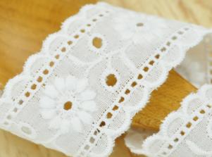 LC001棉布蕾絲COTTON EMBROIDERY-1  LACE