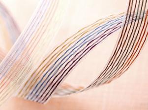 DA637條紋網紗緞帶STRIPE ORGANDY RIBBON