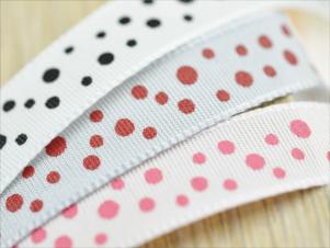 DA767大小點點印刷帶DOT PRINT SATIN RIBBON