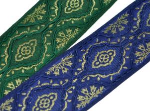 B3650蔥紗提花帶METALLIC JACQUARD TAPE